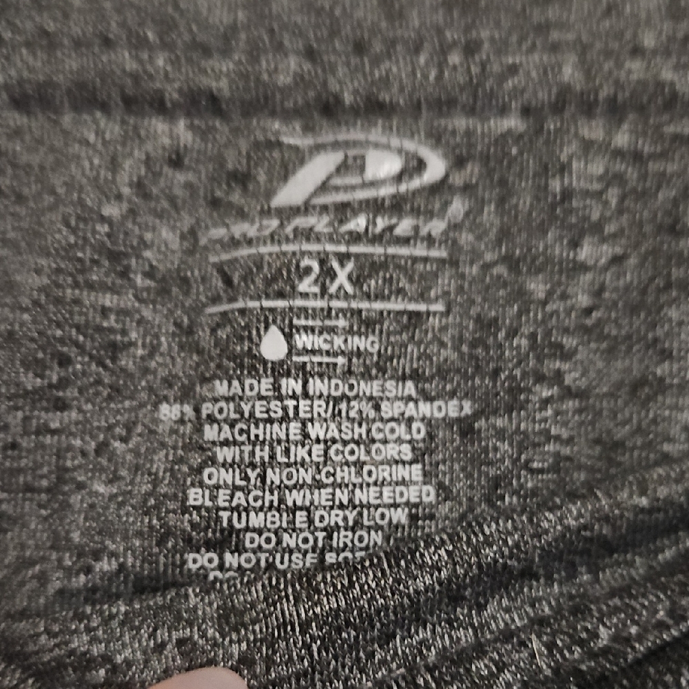 Women's Plus Gray Athletic Shorts - Picture 2 of 3